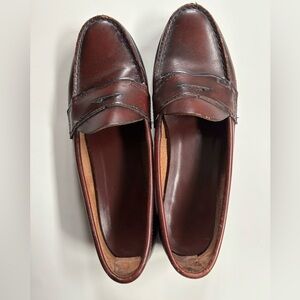 Vintage Bass Weejuns Penny Loafers Women’s 9 Burgundy Leather